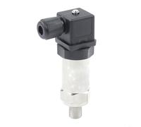 Stainless Steel Pressure Transmitter Sensor 4-20mA G1/4 Hydraulic Pneumatic for Water Air Oil Industrial Automation Control Equipment(0-1bar)