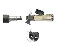 Stainless Steel Pressure Washer Nozzle 1/4 Inch Quick Connect Compatible with Type A Type B Type D AR Dawoo Five-Color Spray Tips Up to 160 Bar for Karcher for Bosch for Nilfisk Residential(C)