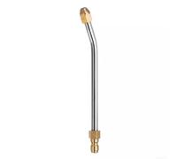 Stainless Steel Pressure Washer Nozzle Adapter for Lance Extension - 30° / 90° / U-Shape Angled Spray Wand Fitting, Compatible with Gas & Elec(17cm-30)
