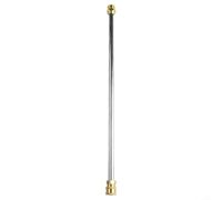 Stainless Steel Pressure Washer Wand 15in for m22 Quick Connect | 15inch straight stainless steel, for m22 male to 1/4in female, rust resistant, fits most guns