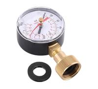 Stainless Steel Pressures Test Gauge - Water Pressure Gauges | 0-200 Psi Hose Plumbing Tool, Tough And Sturdy, User-Friendly Design, 3/4 Inch Thread Tester Tools For Home Lawn Yard Kitchen Bathroom