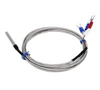 Stainless Steel Probe Tube RTD PT100 Temperature Sensor For Temperature Controller 1Pcs(Cable length 3.0m)