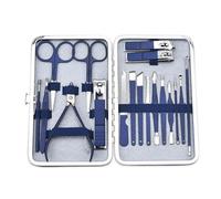 Stainless Steel Professional Grooming Kits Nail Clippers Set Fingernail Travel Case Nail Grooming Kit Present for Home, Workplace, Outdoor Travel, Giving, Sa,