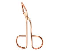 Stainless Steel Professional Scissors Tweezers, Slant Flat Tip Scissor Tweezer Remover Flat Tip Tweezers Slant Tip Tweezer for Women and Men (Rose Gold)
