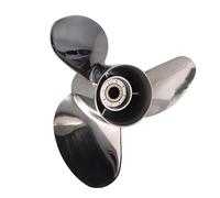 Stainless steel propeller, marine outboard propeller compatible with Suzuki 60-140HP(14X19 reverse)