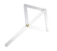 Stainless Steel Protractor, Adjustable Angle Finder, Lasting Stainless Steel Construction, Guaranteeing for Woodworking, Tiling and