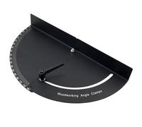 Stainless Steel Protractor for Accurate Angled Measurement in Woodworking and DIYer Construction Projects Heavy Duty Rustproof Angled Gauge with Clear Marking for Carpentry and Home