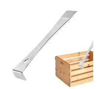 Stainless Steel Pry Bar, Crow Bar Flat Metal Scraper Nail Puller - Heavy Duty Prybar Scraper - Practical Trim Wedge Removal Tool Heavy Duty Prybar Scraper for Paint Removal Honey Cutting