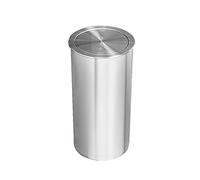 Stainless Steel Pull-Out Trash Can Concealed Kitchen & Bathroom Waste Bin Decorative Flip Lid Space-Saving Garbage Container Modern In-Counter Trash Solution