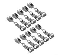Stainless Steel Pulley and Clamp Set Marine Grade Stainless Steel Sun Shade Installation Kit With Adjustable Clamps And Pulley System For Outdoor Installation