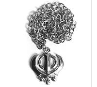 Stainless Steel Punjabi Sikh Khanda Pendant & Chain Neckless CAR Hanging Wall Door Hanging Bracelet for Prosperity Good Luck Perfect Housewarming Gift,Success Power Growth Remove Obstacles.