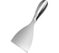Stainless Steel Putty Knife with Ergonomic Comfort Handle, Professional Drywall Tool for Spackle, Scraping Paint & Wallpaper Removal(4inches)