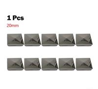 Stainless Steel Pyramid Square Post Cap 10pcs Silver Galvanized Cover | Easy installation for fence or deck posts Enhanced post protection Pyramid shape for secure fit and style Square