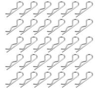 Stainless Steel R Cotter Pin,30pcs R Clips Split Pins Assortment Kit,Cotter Pins Assortment Kit,For Farm Trucks,Cars,Campers,Lawn And Garden Equipment