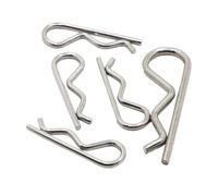 Stainless Steel R Shaped Spring Cotter Clip Pin M1-M5 1/2/5/10pcs(M1x16 10pcs)