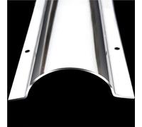 Stainless Steel Raceway Cable Management, Raceway Metal Cord Cover For Office/Computer Desk/Home, Cables Concealer With Screws, Paintable(15pcs,Outer width x H 80mm x 20mm)