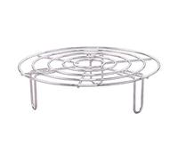Stainless Steel Rack for Steaming Lifting in Pots Pressure Cooker Multi-Purpose for Baking Canning Cooling Racks for Baking Cooking Round