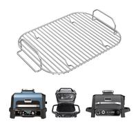 Stainless Steel Rack Set for Ninja Woodfire XL, Woodfire Grill Accessories Compatible with Ninja Woodfire XL BBQ Grill OG850UK / OG901UK, Dishwasher Safe (Roast & Smoke Rack)