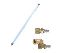 Stainless Steel Radiator Cleaning Wand With Copper Alloy Air Connection And 1/4 Inch Female Interface For Automotive Radiator Water Cleaning(1)