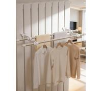 Stainless Steel Radiator Hooks, Double Bar Drying Rack, Easy Installation Hanger for Towels, Clothes and Socks