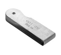 Stainless Steel Radius Fillet Gauge, External Internal Concave Convex Measuring Tool, Dual - Leaf Radius Gauge with Clear Markings for Machinists and Tool Makers (R52-100MM)