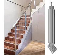 Stainless Steel Railing Kit for Indoor Stairs & Terraces 150cm Corner Post Durable Glass Panel Balustrade System Easy Installation for Modern Homes & Safety Fencing