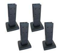 Stainless Steel Railing Post Clamp for Glass Handrails, Balcony and Deck Installation, Heavy Duty Construction