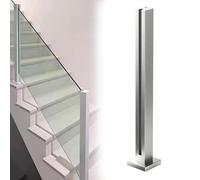 Stainless Steel Railing Post for Balcony and Deck NoPunch Design with Spigot Slots HeavyDuty 105cm (41.3in) Height