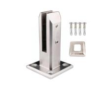 Stainless Steel Railing Spikes for Outdoor Use, Balcony & Pool Safety Post Holders, Secure Stair & Balustrade Clamp Clips, Durable Construction