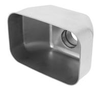 Stainless Steel Rainwater Downspout Diverter Funnel for Gutter Collection | Wide Funnel Outlet, 7.3cm Opening, Directs Flow towards Barrels, Suitable for Gardens, Roof Gutters and Homeowners