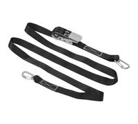 Stainless Steel Ratchet Strap Adjustable Luggage Belt for Suitcases | Black Polyester and Metal Build, Easy to Use Securing Fit, for Luggage and Briefcases Random Style