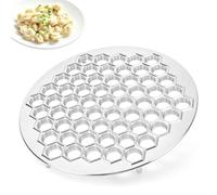 Stainless Steel Ravioli Mould, Meat Dumpling Maker Russian Dumpling Maker with 61 Holes Aluminum Alloy Alloy Kitchen Tool for Home Restaurant Kitchen Supplies