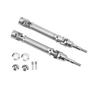 Stainless Steel RC Front Drive Shaft Set for SLASH 4x4 Rustler Stampede | Maximize RC car power with rustproof stainless steel drive shafts for smoother transmission and higher running performance