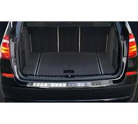 Stainless Steel Rear Bumper Protector Compatible with BMW X3 F25 Facelift 2014-2017