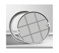 Stainless Steel Recessed Manhole Cover 40x40cm Inspection Chamber Lid Weather-Resistant Versatile Design for Sewage and Drainage Solutions