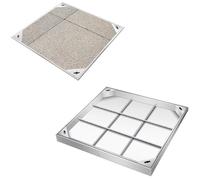 Stainless Steel Recessed Manhole Cover & e - Embedded Lid for Courard Septic Tank Outdoor Paving Solut Heavy-Du Draina Access Rust-Resistant Design