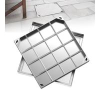 Stainless Steel Recessed Manhole Cover, Invisible Inspection Chamber Lid for Patios, Gardens, Driveways