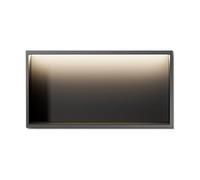 Stainless Steel Recessed Shower with LED Lighting - Waterproof Bathroom Wall nizer, No Tile Needed, Stylish Storage Solution for Modern Bathrooms