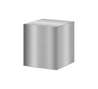 Stainless Steel Rectangle Pedestal Stand for Party - 50x50x80cm Display Riser Column Plinth for Wedding, Birthday, Dessert Table & Art Decor (Silver)