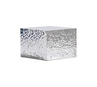 Stainless Steel Rectangle Pedestal Stand for Party - Display Riser Column Plinth for Wedding, Birthday, and Art Decor - 50x50x40cm Silver Dessert Table Stand