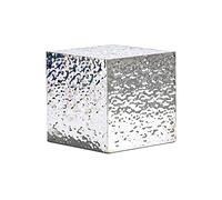 Stainless Steel Rectangle Pedestal Stand - Party Display Riser Column for Wedding, Birthday, Dessert Table & Art Decor - Silver, 30x30x40cm