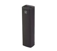 Stainless Steel Rectangular Ashtray Column - Freestanding Trash Can for Hotel Lobby and Outdoor Public Places