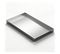 Stainless Steel Rectangular Drip Pan Extra Large Leak Proof Catch Tray for Outdoor AC Unit HVAC Oil Drain Pan Under Washer Grill 2cm 5cm Depth(67x49x5cm)