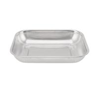 Stainless Steel Rectangular Strainer Basket, Fruit Vegetable Colander Strainer, Rectangle Mesh Sink Basket with Drainage Holes for Kitchen Washing Fruits Vegetables Rice (S 62x50cm / 24.41x19.69in)