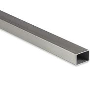 Stainless Steel Rectangular Tube Hollow Profile V2A Polished 50 x 20 x 2 mm x 1,500 mm +-5 mm