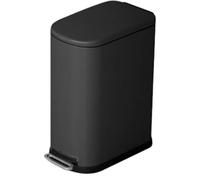 Stainless Steel Recycle Pedal Kitchen Trash Can - Slim Butterfly Rubbish Bin with Soft-Closing Wing Lids & Removable Inner Bucket for Waste Separation