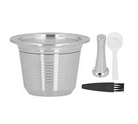 Stainless Steel Refillable Coffee Capsule Reusable Capsule Pod Filter Cup Replacement for Machine Portable Lightweight for Home Office Coffee Lovers