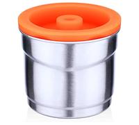 Stainless Steel Refillable Coffee Capsules for illy Machines, 4-Pack, Reusable Espresso Pods for Eco-Friendly Home Brewing & Cost Savings