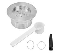 Stainless Steel Refillable Reusable Coffee Capsule Coffee Pods with Spoon and Brush for Lavazza Blue B951 Accessory