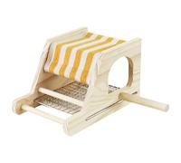 Stainless Steel Reinforced Wooden Bird Shelter Scratch-Resistant Chew Guard Resting For Small To Big Cage Birds Natural Wood Bird Hideouts Shelter